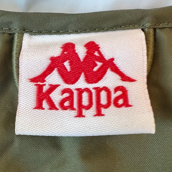 Kappa Mens Hooded Banda Dawson Windbreaker Jacket Green Pink Sz Medium - Picture 12 of 16